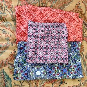 Trio bundle of women’s sleeveless tops in sizes 1x, 2x and 3x